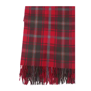 Couverture en laine d'érable foncé en peluche, chaude et élégante, idéale pour ajouter confort et élégance à votre décoration intérieure - Product Image 1