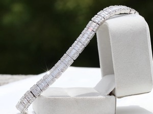 Most Selling Hip Hop Style Diamond <b>Tennis</b> <b>Bracelets</b> for Luxury <b>Fashion</b> and Everyday Elegance Available at Bulk Quantity - Product Image 4