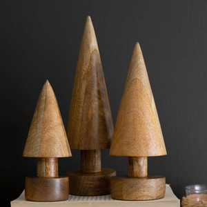 Décorations de Noël au design unique, ornement d'arbre de Noël, décoration d'arbre de Noël en bois, 3 pièces, arbre de Noël - Product Image 4