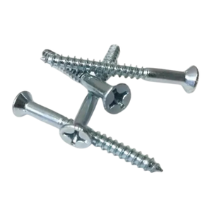 <b>Flat</b> Head Wood <b>Screw</b> Good Price Carbon Steel Steel Fasten Furniture Connector Bolts Ready to Ship From Vietnam Manufacturer - Product Image 2