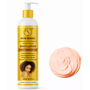 OLC LUXURY COSMETICS Lait Corporel Nourrissant Concentré de Carotte 500ml – Formule Éclaircissante Intense à l'Arbutine - Product Image 2