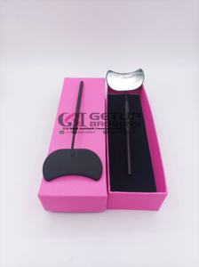 Nuevo Estilo Profesional, Estuche Iluminado con Recubrimiento de Polvo Negro para Extensiones de Pestañas, Diseño de Luna, Acero Inoxidable, Logotipo Personalizado, Belleza - Product Image 4