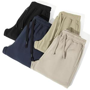 Design personnalisé de haute qualité couleur unie hommes pantalons de survêtement lâche décontracté printemps sports de rue pantalons de jogging pour hommes femmes - Product Image 6