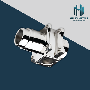 Durable Mirror-<b>Polished</b> <b>Metal</b> Connector Housing VMC Machined High Accuracy Component for Automation and <b>Machinery</b> - Product Image 6