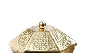 Caja de Almacenamiento con Tapa de Diseño Nórdico en Forma de Diamante, Martillada, con Patrón de Puntos, para Cocina y Hogar, Precio de Mayoreo - Product Image 5