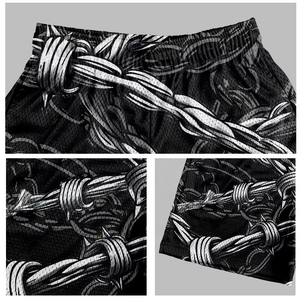 High Quality 100% Polyester <b>Men's</b> <b>Shorts</b> Latest Trending Solid Design Double Layer Pockets Breathable Sublimated Private Label - Product Image 3