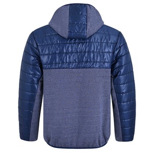 Veste d'hiver matelassée pour homme, mode streetwear, respirante, vêtements d'extérieur matelassés, grande taille, fermeture éclair imperméable, coupe-vent en laine - Product Image 2