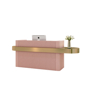 Wholesale Wooden Panel Office Desks Contemporary Metal Frame <b>Workstation</b> Executive Boss Table Glass Detail Office Furniture - Product Image 5