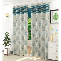 Rideaux pour Salon Semi-Occultants, Voilages en Tulle pour Chambre à Coucher Motif Floral pour la Maison