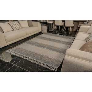 Alfombra Moderna Natura 9965 Beige de Netline, 100% Polipropileno, Antideslizante, Fácil de Limpiar, Duradera, para Dormitorio o Estudio, 80x150 cm, Netline Home - Product Image 1