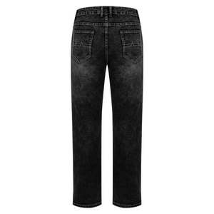 กางเกงยีนส์ขาบานผู้ชายมีกระเป๋ามีฝาปิดสำหรับฤดูร้อนกางเกงคาร์โก้น้ำหนักเบากระดุมขนาดใหญ่กางเกงขากว้าง6XL 8XL 7XL - Product Image 2