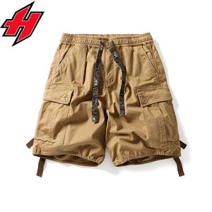 Pantalones Cortos Cargo de Algodón 100% Vintage con Estampado Floral para Hombre, Personalizados, Multibolsillos, Holgados, de Moda, Finos, Ecológicos, Antiarrugas e Impermeables - Product Image 6