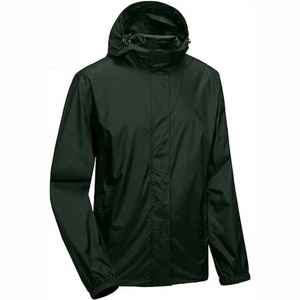 Chaqueta de nailon ligera para hombre, impermeable y resistente al viento, chaqueta de nailon con logotipo personalizado y función transpirable de secado rápido - Product Image 1