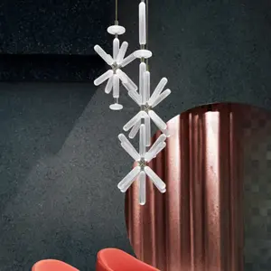 โคมไฟระย้าและโคมไฟห้อยเพดานดีไซน์หรูหราจาก PolarisGlare ที่ได้แรงบันดาลใจจากแสงสว่าง - Product Image 1