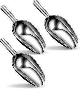 ช้อนตวงสแตนเลสอเนกประสงค์สำหรับข้าวถั่วน้ำตาลชาน้ำหนักเบาทนทานใช้ในชีวิตประจำวัน - Product Image 1