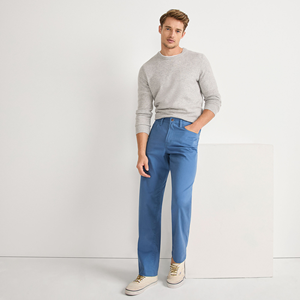 Pantalon en denim pour hommes Bangladesh OEM personnalisable coupe ajustée tissu respirant de haute qualité design élégant tenue décontractée tendance - Product Image 2