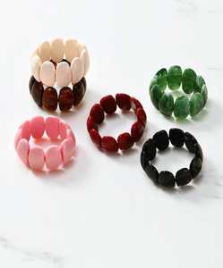 ลูกปัดขนาดใหญ่ย้อนยุคหรูหราหรูหราเครื่องประดับเรซินหินอ่อนยืดหยุ่นรูปนกฮูกอะคริลิคเป็นมิตรกับสิ่งแวดล้อม - Product Image 1