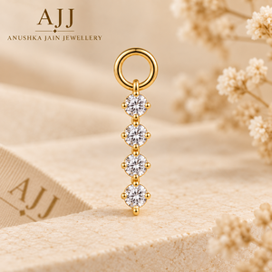 Pendentif Breloque Goutte de Diamant - Product Image 2