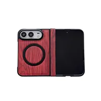 Étui de téléphone en bois pour le dernier iPhone Duo