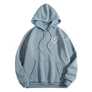 Sudadera corta con capucha personalizada para mujer, sudaderas y sudaderas informales para mujer, Sudadera con capucha recortada de gran tamaño para mujer - Product Image 2