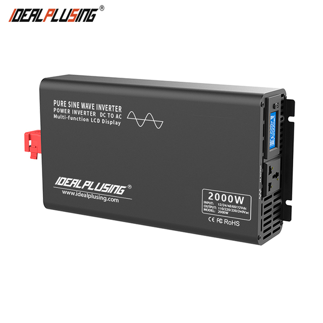 Factory Mini 12v 24v 36v 48v 60v 72v 1000w 2000w 3000w 4000w Pure Sine Wave Portable Car Power Inverter