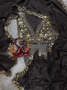 ส่าหรีผ้าไหมลาย rangoli สำหรับผู้หญิงเสื้อเบลาส์ปักลายสุดพิเศษงานพื้นเมืองพื้นเมืองสำหรับฤดูร้อนและฤดูหนาว - Product Image 6