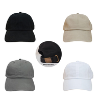 Casquette de baseball vintage non structurée à 6 panneaux, profil bas, avec logo brodé 3D personnalisé, unisexe, 100% coton, OEM ODM Vietnam