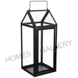 โคมไฟแก้วเหล็กทรงสูงทำด้วยมือโคมไฟแบบตั้งโต๊ะสำหรับงานแต่งงานคริสต์มาสทำด้วยมือมีสไตล์ - Product Image 3