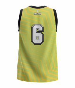 Maillot de basketball en polyester 100 % de haute qualité, respirant, imprimé par transfert thermique, personnalisable avec le nom de l'équipe, vente en gros OEM - Product Image 3