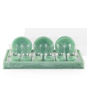 Juego de Tazas de Café y Istikana de Resina Epoxi, Colección Premium de 12 Piezas con Cúpula Acrílica y Caja de Regalo para Regalos de Eid y Ramadán - Product Image 6