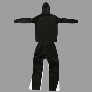 Trendy Wholesale Hooded Panel Tracksuits Custom Printed Logo Men's Streetwear High Demanding Sweatsuit Winter Breathable 2 1 - Product Image 2