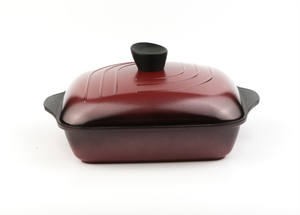 Sartén Mágica (Cuadrada) - Cacerola Baja de Aluminio Fundido con Revestimiento de Diamante - Product Image 2