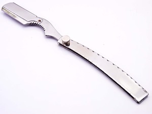 มีดโกนสแตนเลสใบมีดแบบเปลี่ยนได้สำหรับกำจัดขนบนใบหน้า10ชิ้น - Product Image 3