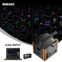 Constellaser 6W Laser de scène professionnel RGB à animation, pleine couleur avec DMX512 ILDA Art-Net pour mariage, club, DJ, discothèque
