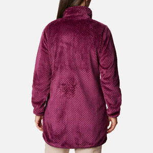 Abrigo polar informal a prueba de viento con cremallera completa para exterior de mujer a la moda con logotipo personalizado chaqueta de otoño e invierno para mujer - Product Image 2