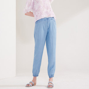 IntheK Women's Jogger Jeans Comfortable and Stylish for TENCEL Designed in Korea with Silky Touch Comfortable Denim Pant - Product Image 2