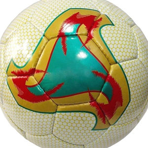 Ballon de football taille 5 en gros, impression de logo personnalisée, ballon de football pakistanais taille 5, cousu à la machine, thermocollé - Product Image 2