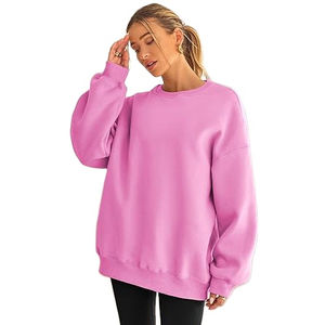 Sweat-shirt décontracté d'hiver pour femme, surdimensionné, uni, de haute qualité, 320g, respirant, avec logo personnalisé, technique - Product Image 5