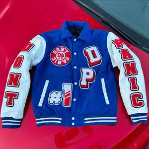 Chaqueta Universitaria de Béisbol Personalizada para Hombre, Estilo Bomber, Bordado Chenille de Alta Calidad, Modelo 2025 - Product Image 3