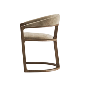 เก้าอี้ทานอาหารไม้สไตล์โมเดิร์น ดีไซน์โดดเด่น ที่นั่งบุเบาะ เบาะหลังโค้ง เหมาะสำหรับใช้ในบ้าน ร้านอาหาร และโรงแรม - Product Image 3