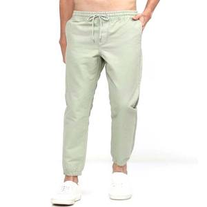 Proveedor OEM, Pantalones de Lona Transpirables, Cómodos y Casuales para Hombre, Color Sólido, 100% Algodón, Último Modelo - Product Image 1