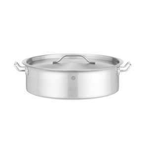 HENDI 10.8L Soup & Stock <b>Pot</b> with Lid 360x(H)139mm Stew <b>Pot</b> - Product Image 1