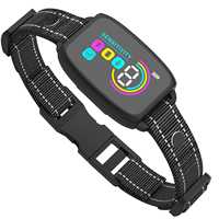 Collier anti-aboiement intelligent T773 avec écran LCD, 4 modes, étanche IP67, rechargeable, vente en gros OEM