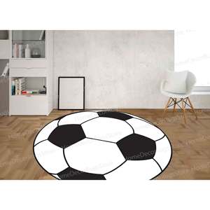 Tapis de football, tapis imprimé, tapis rond, tapis de motivation, tapis fin non tissé - Product Image 1