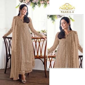 Meilleures ventes : Ensemble palazzo traditionnel et élégant pour femme, avec kurta droite, idéal pour le bureau et les soirées, séchage rapide, en promotion pour l'export. - Product Image 1