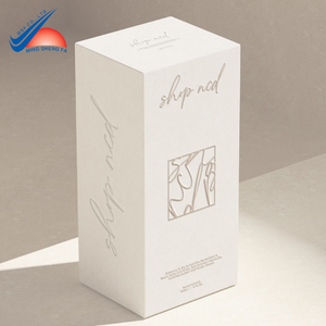 Boîte d'emballage cosmétique en papier personnalisable - Impression couleur CMJN pour masques faciaux, toners, lotions et accessoires de beauté - Product Image 1