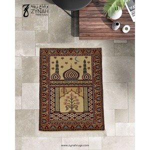 Alfombra de Oración Moderna de Lana Suave y Duradera, Alfombra Islámica para el Hogar a Buen Precio - Product Image 3