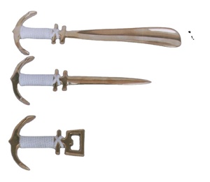 Levantador de zapatos con bocina de metal para hombre y mujer, con punta de Ttoe, mango de caballo, de latón - Product Image 1