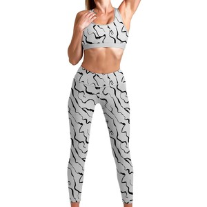 Leggings de Camuflaje de Cintura Alta para Mujer, Elásticos, Transpirables, Deportivos, para Todas las Temporadas, Tejido de Punto - Product Image 3