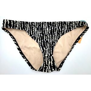Kona Sol - Braguita de bikini hipster para mujer, cobertura media, color negro, talla L, con diseño hueco, ropa de baño, ropa de playa - Product Image 1
